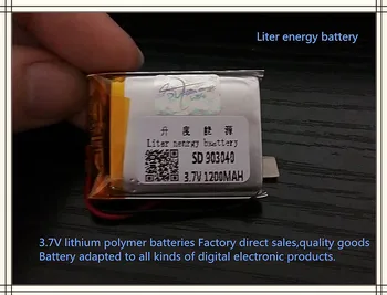 melhor bateria de marca no Atacado 903040 3,7 V 1200mah Bateria de polímero de Lítio com placa de protecção Para MP5 Fone de ouvido Bluetooth