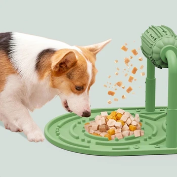 Interativo Brinquedo do Cão IQ Tratar Tapete de Alimentos Dispensador de Brinquedo Quebra-cabeça para Cães Pequenos Cachorro