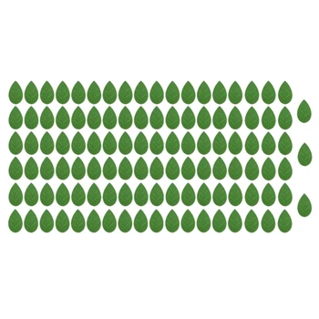 110Pcs Planta Clipes Planta trepadeira de Parede, Clipes de Fixação Auto-Adesivo Planta de Fixação do Gancho de Folha Verde em Forma de Clipes Para o Jardim