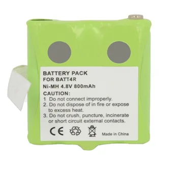 Novo 4,8 V 800mAh Bateria de Ni-MH Adequado para Midland GXT200 walkie-talkie bateria Recarregável de Substituição BATT4R