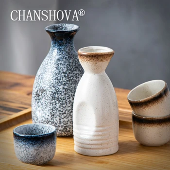 CHANSHOVA estilo Chinês de Cerâmica copo do Vinho bares conjunto de copos de shot conjunto pequena xícara (chá) bem definido vinho definir a China Porcelana H614