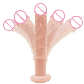 23CM Realista Pênis enorme Vibrador Sex Shop Pau Pênis Adultos Brinquedos Não Vibrador Anal Bunda Brinquedos Para a Mulher Sexs Loja de Brinquedo Quente