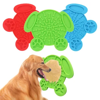 Produto novo spot de silicone cão lamber almofada pet slow food placa de cão banho distração cão do otário de formação alimentar