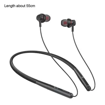 Magnética sem Fio, Fones de ouvido com Som Estéreo de Alta Fidelidade Ergonômico Decote Bluetooth 5.0 Esportes da Em-orelha Fones de ouvido para o Exterior