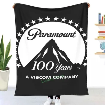 A Paramount 100 Anos de Filmes Imagens Logotipo Jogar Cobertor impressos em 3D sofá quarto decorativos cobertor filhos adultos presente de Natal