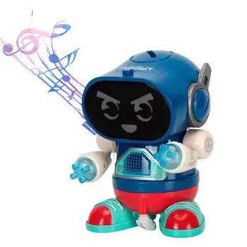 Robô De Brinquedos Para As Crianças De Luz Musicais Dança Do Robô Alimentado Por Bateria Inteligente De Robôs Andando Para Crianças De Presente De Aniversário