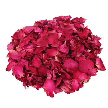 200g de DIY Secas de Rosa Pétala de Flor Festa de Casamento Planta Natural Pura Decoração de Casa de Beleza, Banho de Imersão Banho SPA