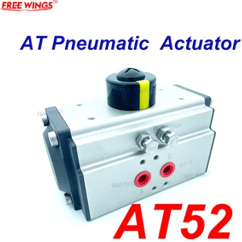 AT52 Atuador Pneumático Pneumático de Dupla ação Válvula de Borboleta da Válvula de Ar NO Cilindro Duplo efeito