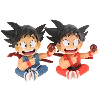 10cm Anime Dragon Ball Z, GOKU Figura Infância, Filho de Goku Com o Dragon Ball PVC Figuras de Ação Cartoon Modelo de Brinquedos Dom Crianças