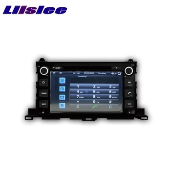 Para a Toyota Highlander / XU50 série LiisLee Car Multimedia TV DVD GPS de Áudio Estéreo Hi-Fi com Rádio Original Estilo de Navegação NAV