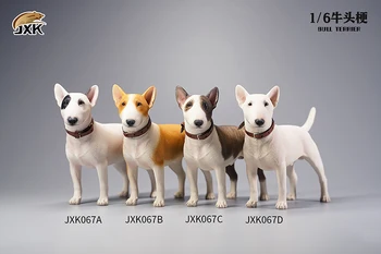 JXK067 1/6th Bull Terrier Animal de Cachorro Modelo de Acessórios Para a Decoração Home Ajuste De 12 Polegadas de Ação Soldados Figuras