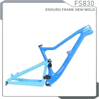 29er de suspensão Dupla mtb bicicleta Enduro btt quadros de 20,5 polegadas choque Traseiro 210*55mm Novo Design FS830