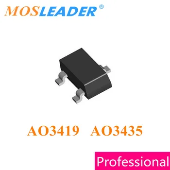 Mosleader AO3419 AO3435 SOT23 500PCS P-Canal de Alta qualidade original