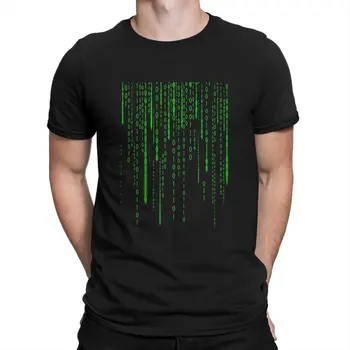 A Matriz Neo Filme Homens de Camiseta Código Distinto de T-Shirt Gráfico Streetwear Nova Tendência