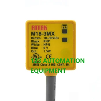 Autêntica Novo FOTEK M18-3MX+MR-1 Ultra-Curto Sensor Fotoelétrico Interruptor de Reflexão Especular Tipo de