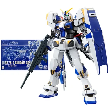 Bandai Gundam Modelo de Kit de Anime Figura PB Limitada HGUC 1/144 RX-78-4 G04 Genuíno Gunpla Modelo de Ação de Brinquedo Figura Brinquedos para Crianças