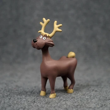 Simulação de animais selvagens de modelagem cognitivos da criança brinquedos elk miaoen waiwai