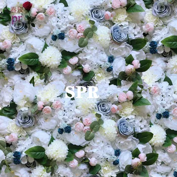 SPR 24pcs/lote em 3D, o maior flor do casamento de parede palco pano de fundo decorativo de atacado de flores artificiais tabela de central