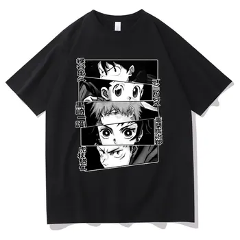 O Anime Bleach Ichigo Kurosaki T-Shirt Meu Herói Academia Tshirt Mangá Hunter X Hunter Tee Masculina Demon Slayer Jujutsu Kaisen T-shirt