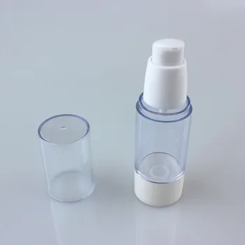 50PCS branco 30 ml pp airless frasco para cosméticos , 30ml airless bomba de frascos de cosméticos , redondo 30ml de cosméticos airless bomba de garrafas