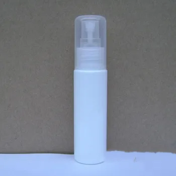 50pcs 30ml Whitle Spray de Plástico de Garrafa Reutilizável Frasco de Perfume de Garrafa PET com Spray de Embalagens de Cosméticos