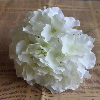 Flores artificiais em Seda flor Europeia Vivas cabeças de Flor Hortênsia Casa de Festa Decoração de Casamento frete grátis 1 peça