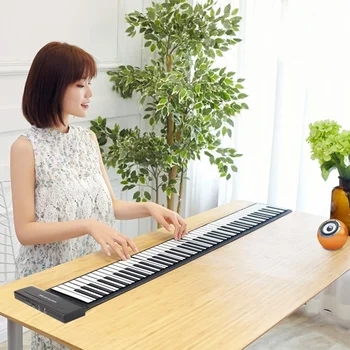 Eletrônico Crianças Piano 88 Teclas Profissional Portátil Piano Dobrável Controlador De Teclado Teclado Musical Produtos Para Casa