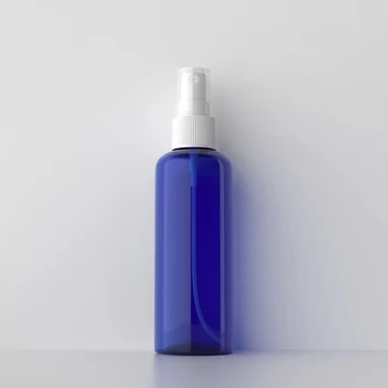 50pcs 100ml Claro, Verde, Azul, Marrom Maquiagem Ferramenta de Plástico Vazio de Perfume Pulverizador Atomizadores de Garrafa de Água de