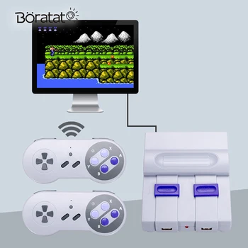 2.4 G sem Fio do Console de jogos Com Alça Dupla Clássico de 8 Bits NES Retro Jogo de Console 630 Built-In Jogos de Vídeo