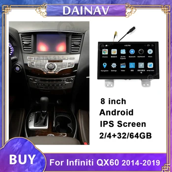 Vertical de Tela do Android Tesla Carro GPS de Navegação Para Infiniti QX60 2014-2019 Car Multimedia Player Auto-Rádio Gravador de Fita