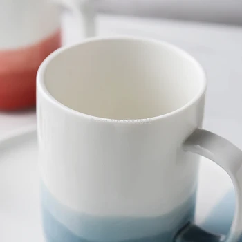 Caneca de cerâmica copo bebendo da xícara de café office home 4 opções de cores Paisagem