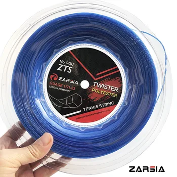 ZARSIA ZA99 Novo, de cor Azul, HEXASPIN TORÇÃO seqüências de caracteres de Tênis de 1,23 mm raquete de tênis de seqüência de caracteres 200M grande banger