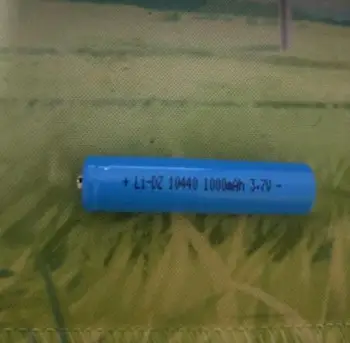 navio livre 10pcs/lot 10440 3.7 v baterias de lítio AAA bateria de lítio li-ion 1000mah bateria do lítio-íon