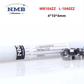 20pcs/100pcs NMB de alta qualidade de rolamento MR104ZZ 4*10*4 mm de L-1040ZZ rolamentos de esferas profundos MR104 MR104Z 4x10x4 mm rolamento modelo