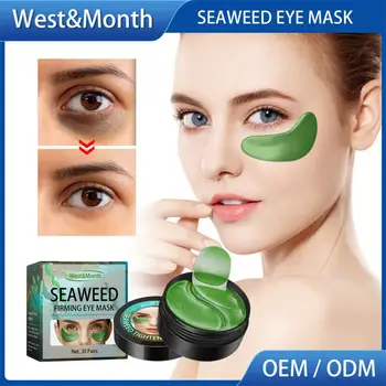 Algas Crystal Eye Máscara De Remover Os Círculos Escuros Olhos Saco Anti-Envelhecimento, Anti-Rugas Hidratante Em Gel Para Os Olhos Cosméticos De Cuidados Com A Pele