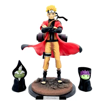 Uzumaki Naruto Naruto Sage Ação Figuras de Anime PVC Brinquedos Shippuden Coletor Estatueta Uchiha Sasuke Brinquedos Modelo Boneca Figma