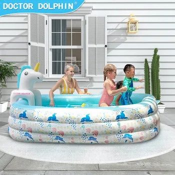 110/120cm de PVC Piscinas para a Família ao ar livre Indoor Crianças de Três anel Inflável Crianças Jogar o Banho de Banheira