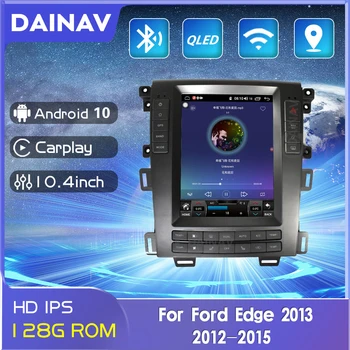2 Din Android Rádio do Carro Para Ford Edge 2013 Vertical do Carro da Tela de Autoradio GPS de Navegação Multimédia leitor de DVD unidade de cabeça de gravador
