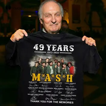 49 Anos De 1972 2021 Mash Obrigado Pelas Memórias Assinaturas Camisa