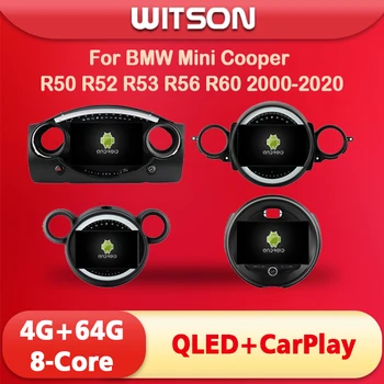 WITSON de 9 polegadas Multimídia Android 12 de GPS do Carro do Autoradio de Áudio Bluetooth Para BMW Mini Cooper R50 R52 R53 R56 R60 2000 - 2020