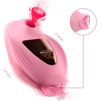 2022 Sexy Novo Brinquedos Clitóris Chupar O Vibrador Lábios Lambendo Aadult 18 Produtos Do Sexo Impermeável Magnético Recarregável Masturbador