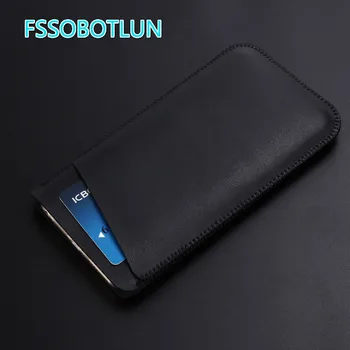 FSSOBOTLUN 4 estilos Para o Huawei Honor 7X Caso Luxo Ultrathin Microfibra Couro telefone Manga Saco de Bolsa de Cobertura