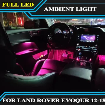 Para o range rover Evoque 2012-2018 Inter porta de luz Ambiente, Luz Ambiente botão de roda app tampa do espelho do botão de controle