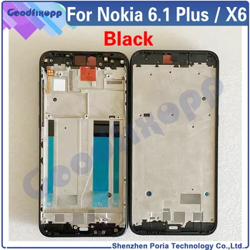 Nokia 6.1 Plus X6 TA-1099 TA-1103 TA-1083 TA-1099 6.1 Plus Telefone LCD de quadros Quadro do Meio LCD Moldura do Painel de Placa Chassi Substituir