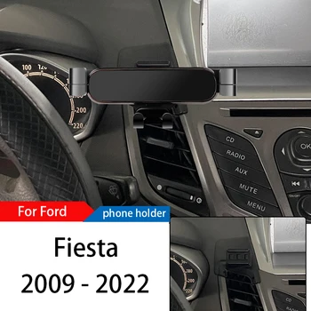 Carro de Telefone do Suporte de Montagem de Stand Para Ford Fiesta 2009-2022 Ajustável de Navegação GPS do Telefone Móvel de Suporte de Carro Lnterior Acessórios