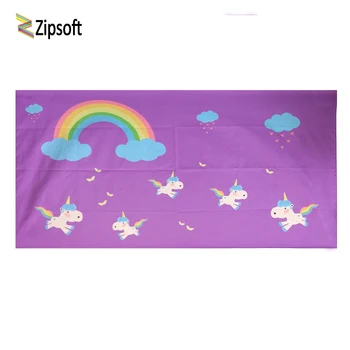 Zipsoft toalha de Praia roxo Tecido de Microfibra Super-absorvente Impresso Viajando ao Exterior, seca Rápido, Esportes de Natação, toalha de Banho Novo