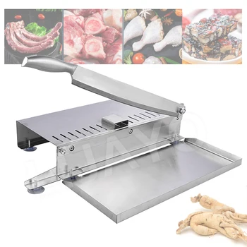 LIJAYO Manual Ejiao Máquina de Corte Fácil de Limpar a carne de Porco Congelada de Aves, e Pau Grande Osso Guilhotina