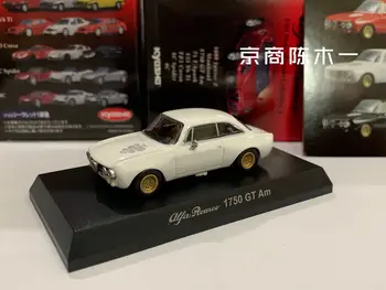 1/64 KYOSHU Alfa Romeo 1750 GT AM Coleção de liga fundida para a decoração do carro modelo de brinquedos