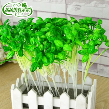 Beansprouts decoração de casa as plantas de flor de foto adereços de plástico beansprouts modelo