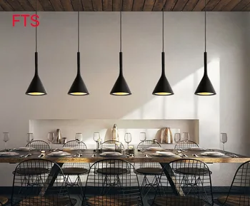 Nordic de cabeceira lustre de cabeça única moderno e minimalista quarto de luz criativa três-cabeça sala de jantar, um lustre de mesa de bar lâmpadas